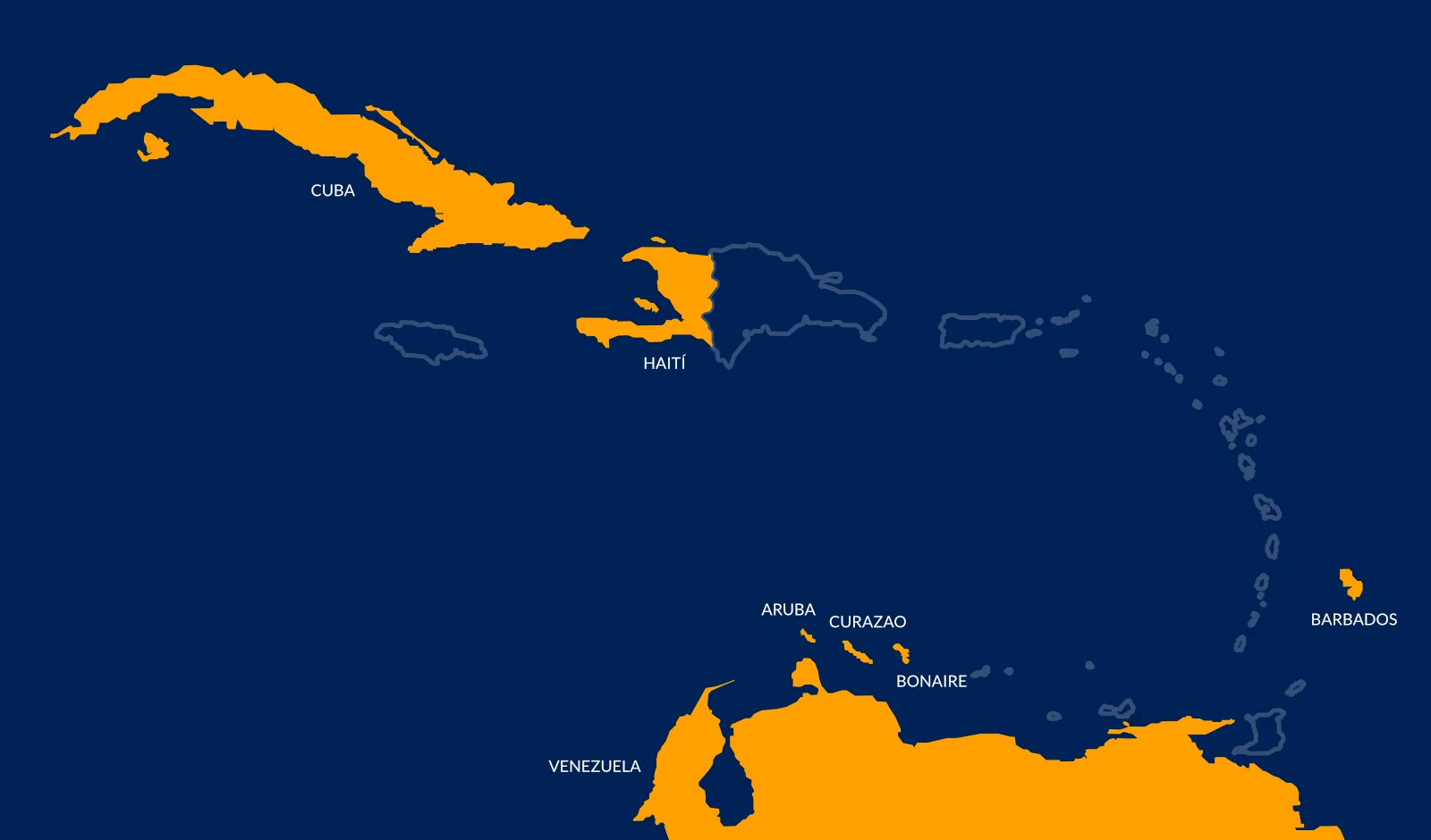 Países hacia donde Agrifeed exporta